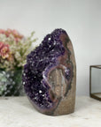 A+ Grade Natural Amethyst Cathedral, Deep Purple Crystals - CBP1026