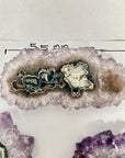 High-Quality Amethyst & Quartz Stalactite Slices for Jewelers - Wholesale Bulk Pack - STS0081