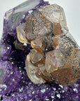 LArge Amethyst Stone with Stalctites & Calcite Formation - CBP1224