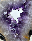 Stunning Natural Amethyst Stone Portal, Metal Stand Included - MWS1946
