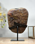 Top Quality Natural Amethyst Specimen with Jasper Shell - MWS1933