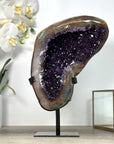 Rare Rainbow Agate & Amethyst Geode Specimen - MWS2534
