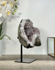Amethyst Geode with Sugar Sparkling Crystals - MWS2691