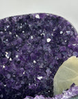 Natural Amethyst Geode with Large Calcite Formation - MWS1845