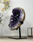 A Grade Amethyst Crystal Cluster with Large Deep Purple Crystals - MWS2032