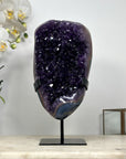 A+ Grade Natural Amethyst Formation with Blue Agate Shell - MWS1883