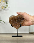 Natural Citrine Crystal Stone Heart - HST0335