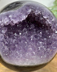 Large Natural Amethyst & Agate Sphere Geode - SPH0159