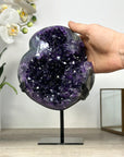 Deep Purple Natural Amethyst Geode Statement Piece - MWS2453