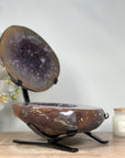 Beautiful Natural Amethyst & Agate Stone Geode - MWS1770