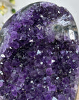 Self Standing Amethyst Cathedral - Deep Purple Crystals - CBP1112