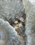 Unique XXL Sugar Quartz Druzy Cluster with Agate Matrix - MWS0716