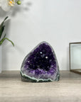 Natural Amethyst Cathedral Geode with Green Jasper Shell - CBP1212