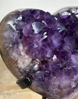 Stnning Natural A+ grade Amethyst Crystal Heart - HST0259