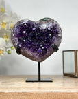 Stunning Natural Amethyst Heart Crystal - HST0246