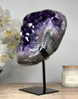 Natural Amethyst Cluster with Huge Deep Purple Crystals - MWS1710