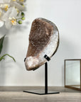 Brown Tone Quartz Geode Mineral Specimen for Home Decor - MWS2626
