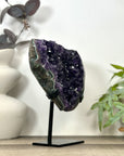 Natural uruguayan Amethyst Geode on Stand - MWS3164