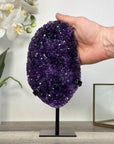 Uruguayan Amethyst Crystal Cluster on Stand - MWS2635