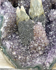 Unique Natural Amethyst Geode with Collection Grade Calcite Specimen - CBP1421