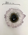 Amethyst & Quartz Stalactite Slices Set - Natural Crystal for Handmade Jewelry - STS0069