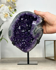 Top Grade Quality Amethyst Stone with Metallic Stand - MWS2455