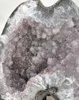 Amethyst Geode with Sugar Sparkling Crystals - MWS2691