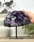 Natural Uruguayan Amethyst on Stand - MWS3172