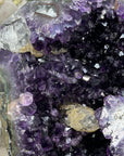 Uruguayan Amethyst Geode with Deep Purple Crystals - MWS2834