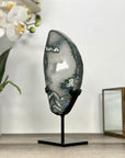 Quartz & Green Jasper Stone Portal on Stand - MWS2857