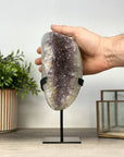 Amethyst & Quartz Polished Geode - MWS2162