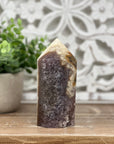 Natural Amethyst & Jasper Stone Obelisk - STP0069