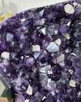 Uruguayan Amethyst Geode with Beautiful Calcite Formations - MWS1846