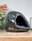 Polished Amethyst & Agate Geode with Druzy Cavity from Uruguay - STGE0006