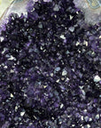 Top Quality Natural Amethyst Geode with Metal Stand - MWS1390