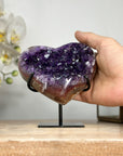 Natural Deep Purple Amethyst Heart Carving - HST0252