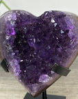 Beautiful Amethyst & Agate Stone Heart - HST0304