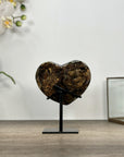 Uruguayan Amethyst Stone Heart Carving - HST0323