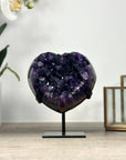 Top Grade Deep Purple Amethyst Heart - HST0308