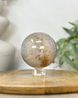 Natural Citrine Sphere Geode with Crystal Formation - SPH0231