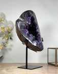 Gorgeous Natural Amethyst Geode with Large Deep Purple Crystals - MWS1795