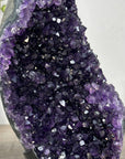 Large Uruguayan Amethyst Crystal on Metal Stand - MWS2595