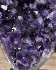 Natural Large Amethyst Geode with Large & Shinny Crystals - MWS1842
