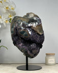 Unique Collector Grade Calcite Specimen on Amethyst Matrix - MWS0452