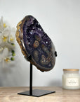 Exquisite Natural Amethyst GEode Full of Stalactites Eyes - MWS1524