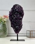 Large Natural Amethyst Cluster with Large Deep Purple Crystals - MWS2442