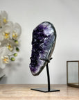 Beautiful Deep Purple Natural Amethyst Geode - MWS1809