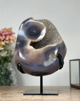 Natural Agate & qartz Druzy Crystal Freeform - MWS1192