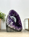 Stunning Amethyst Cathedral with Calcite Crystal Inclusion - CBP1194