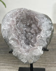 Natural Quartz Druzy Geode – Sparkling Crystal Accent for Home Decor - MWS2518